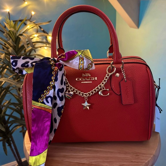 Coach NEW Mango Rowan Satchel - Picture 1 of 16